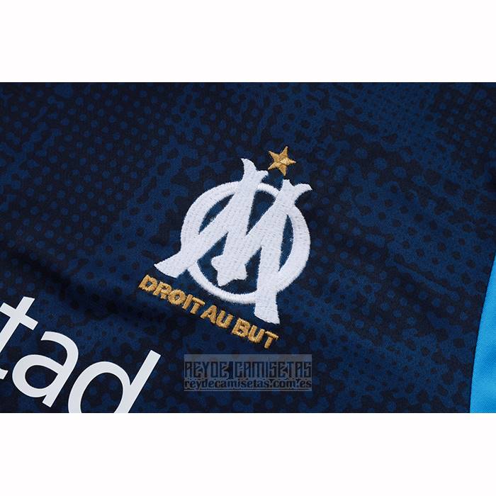 Chandal del Olympique Marsella Manga Corta 2025-2026 Azul - Pantalon Corto